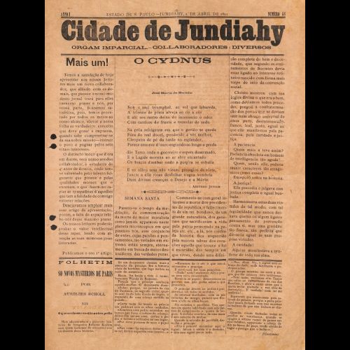 Cidade de Jundiahy - Ano I; Número 48 - 05 de Abril de 1891