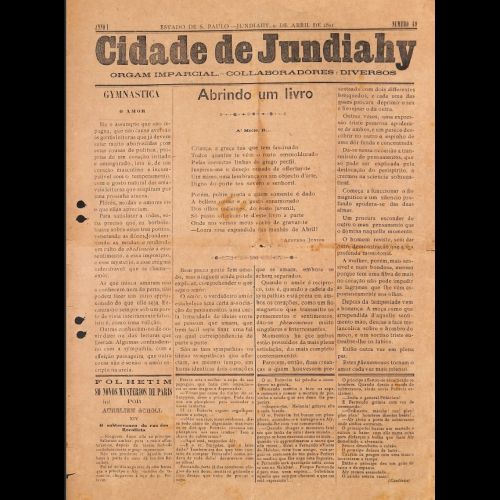 Cidade de Jundiahy - Ano I; Número 49 - 09 de Abril de 1891