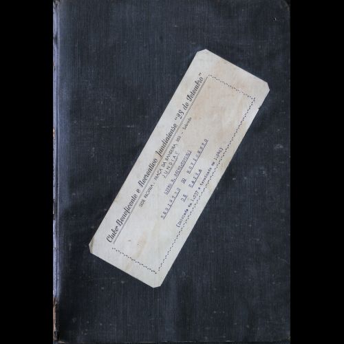 Livro de Balanços Contábeis do Clube Beneficente Cultural e Recreativo Jundiaiense 28 de Setembro - Fevereiro de 1937 a dezembro de 1940.