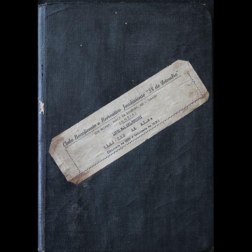 Livro de Atas do Clube Beneficente Cultural e Recreativo Jundiaiense 28 de Setembro - Dezembro de 1935 a  dezembro 1939.