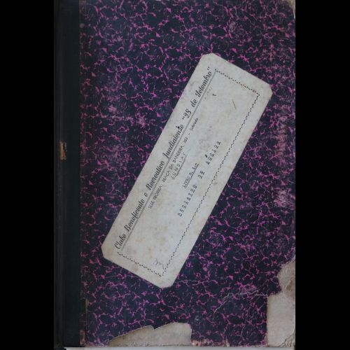 Livro de Registro de Sócios do Clube Beneficente Cultural e Recreativo Jundiaiense 28 de Setembro -1929 a 1952.