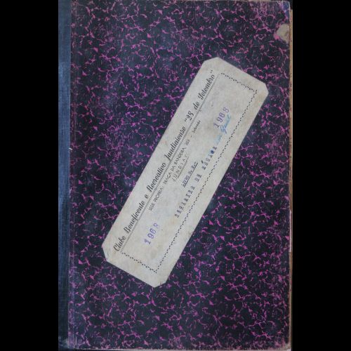 Livro de Registro de Sócios do Clube Beneficente Cultural e Recreativo Jundiaiense 28 de Setembro - 1968.