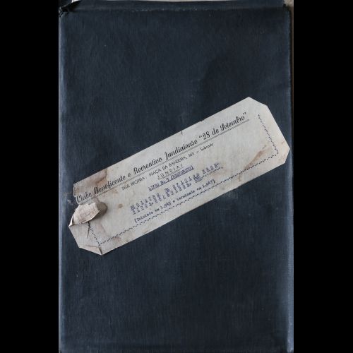 Livro de Ofícios Recebidos e Expedidos do Clube Beneficente Cultural e Recreativo Jundiaiense 28 de Setembro -  Janeiro de 1943 a abril de 1947. 