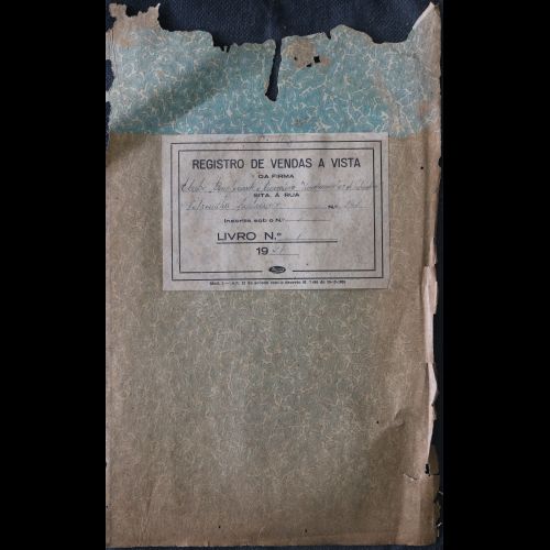 Livro de Registros de Vendas do Clube Beneficente Cultural e Recreativo Jundiaiense 28 de Setembro - Abril de 1957 a maio de 1960.