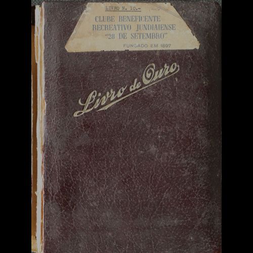 Livro de Registro de Donativos do Clube Beneficente Cultural e Recreativo Jundiaiense 28 de Setembro - 1947.