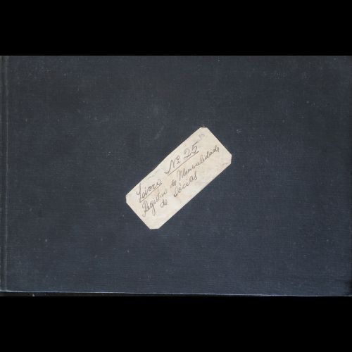 Livro de Registros de Mensalidades de Sócios do Clube Beneficente Cultural e Recreativo Jundiaiense 28 de Setembro - 1955 a 1960.