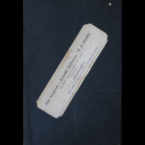 Livro de Balanços Contábeis do Clube Recreativo 28 de Setembro - Março de 1946 a novembro de 1952.