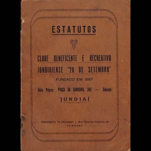 Estatuto do Clube Beneficente Cultural e Recreativo Jundiaiense 28 de Setembro.