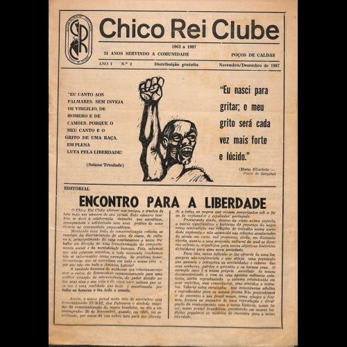 Jornal Chico Rei Clube - Ano I, Número 02 - Novembro e dezembro 1987.