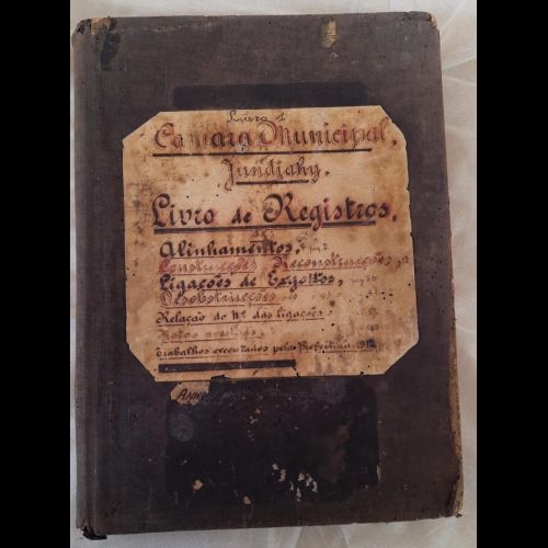 Registros de Obras Públicas e Privadas da Câmara Municipal  - 1907 a 1924.