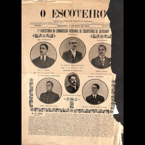 Jornal O Escoteiro - Ano I - 4 de maio de 1916.