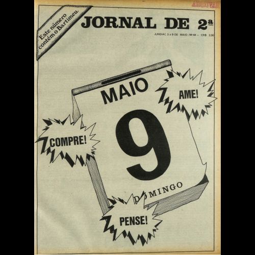 Jornal de 2ª - Ano I; Número 44 - 03 a 09 de Maio de 1976.