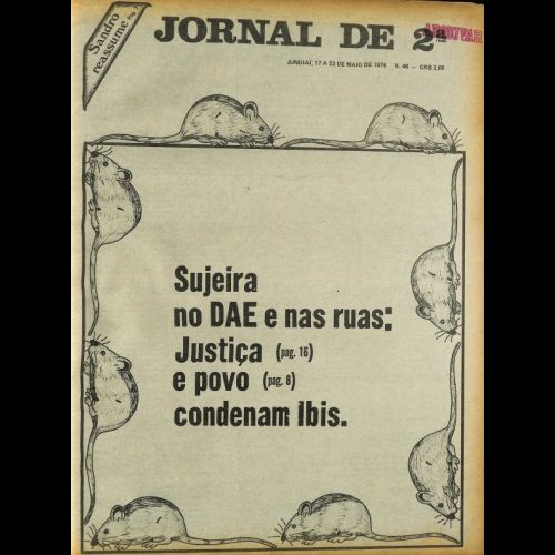 Jornal de 2ª - Ano I; Número 46 - 17 a 23 de Maio de 1976.