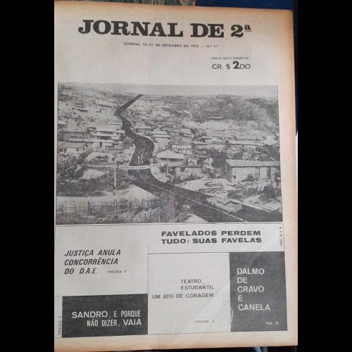 Jornal de 2ª -  Ano I; Número 11 - 15 a 21 Setembro de 1975.