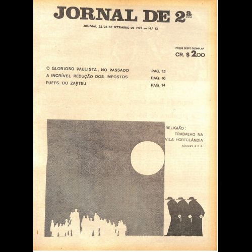 Jornal de 2ª - Ano I; Número 12 - 22 a 28 de Setembro de 1975.