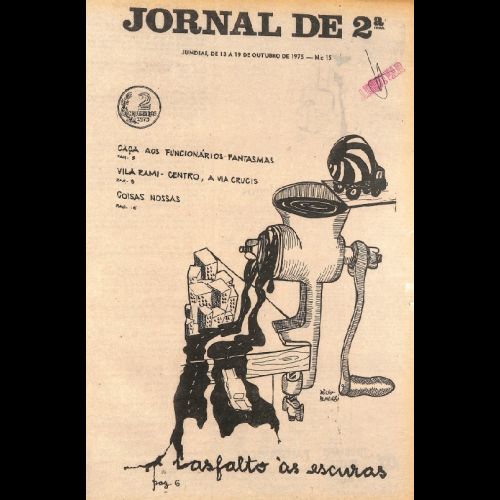 Jornal de 2ª - Ano I; Número 15 - 13 a 19 de Outubro de 1975.