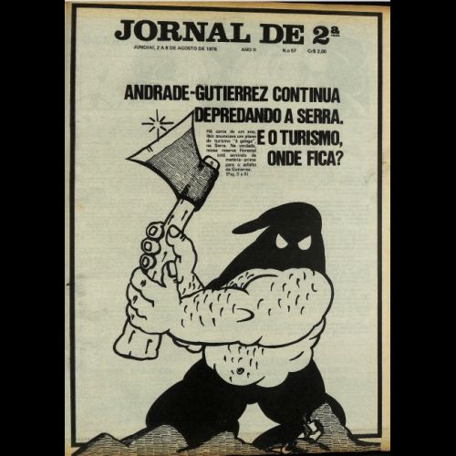 Jornal de 2ª - Ano II; Número 57 - 02 a 08 de Agosto de 1976.