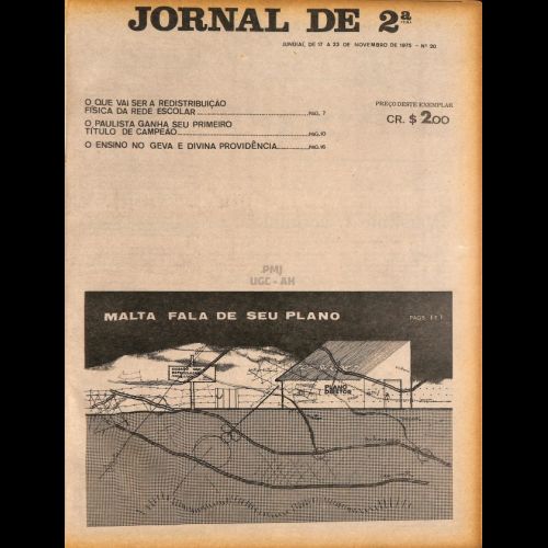 Jornal de 2ª - Ano I; Número 20 - 17 a 23 de Novembro de 1975.