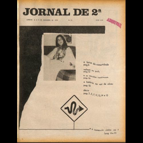 Jornal de 2ª - Ano I; Número 23 - 08 a 14 de Dezembro de 1975.