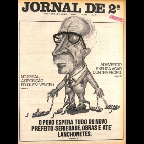 Jornal de 2ª - Ano II; Número 75 - 29 de Novembro a 05 de Dezembro de 1976.