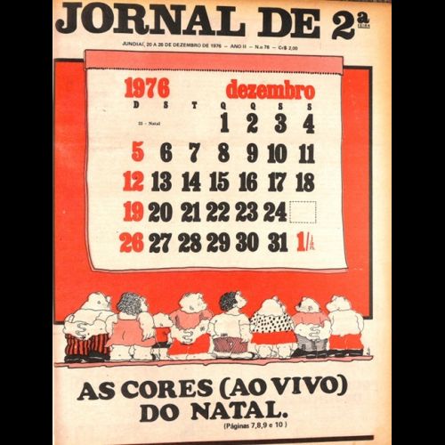 Jornal de 2ª - Ano II; Número 78 - 20 a 26 de Dezembro de 1976.