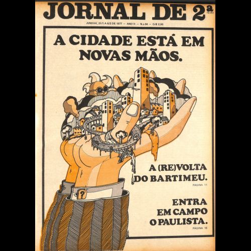 Jornal de 2ª - Ano II; Número 84 - 31 de Janeiro a 06 de Fevereiro de 1977.