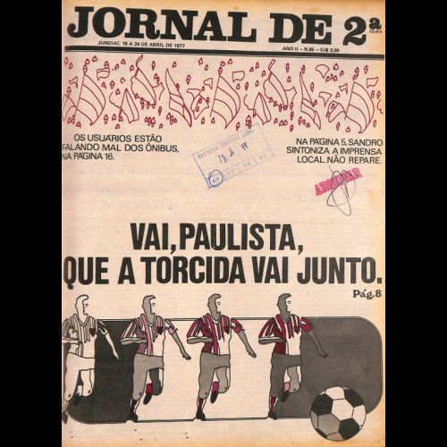 Jornal de 2ª - Ano II; Número 95 - 18 a 24 de Abril de 1977.
