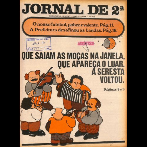 Jornal de 2ª - Ano II; Número 96 - 25 de Abril a 01 de Maio de 1977.