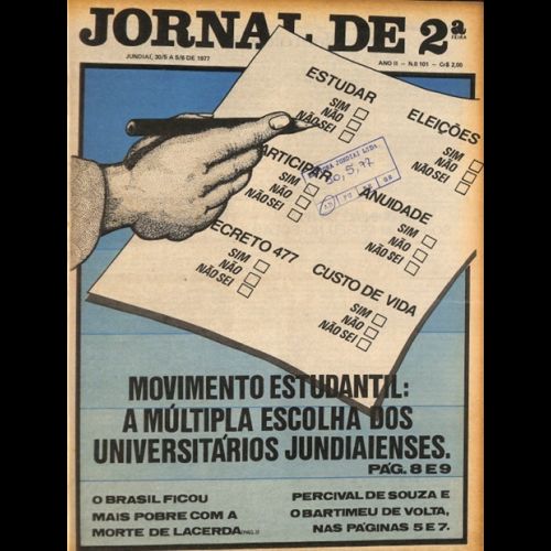 Jornal de 2ª - Ano II; Número 101 - 30 de Maio a 05 de Junho de 1977.