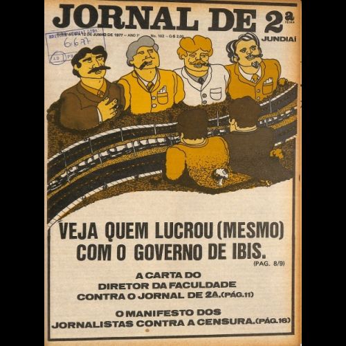 Jornal de 2ª - Ano II; Número 102 - 06 a 12 de Junho de 1977.
