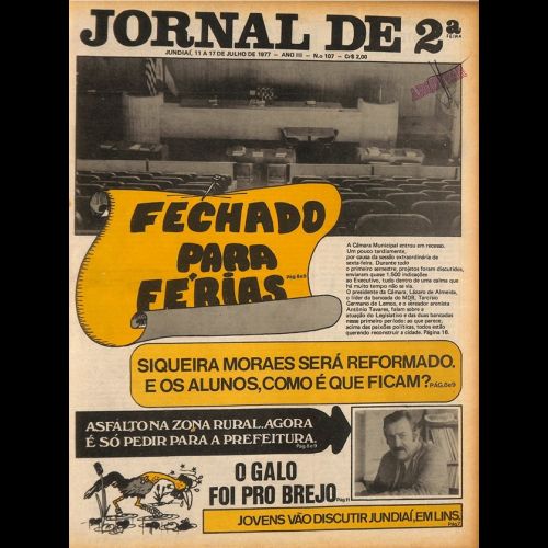 Jornal de 2ª - Ano III; Número 107 - 11 a 17 de Julho de 1977.