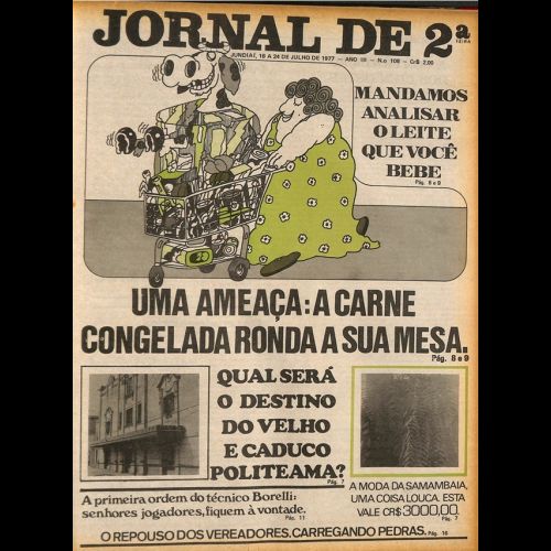 Jornal de 2ª - Ano III; Número 108 - 18 a 24 de Julho de 1977.
