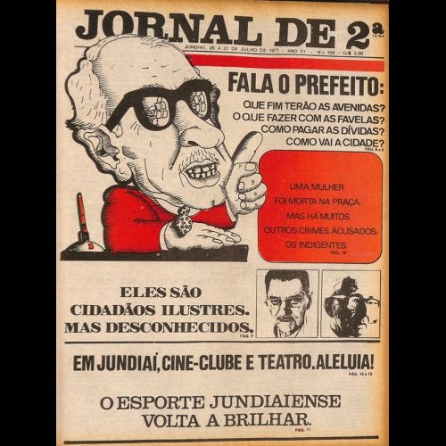 Jornal de 2ª - Ano III; Número 109 - 25 a 31 de Julho de 1977.