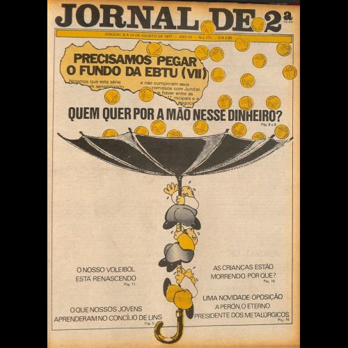 Jornal de 2ª - Ano III; Número 111 - 08 a 14 de Agosto de 1977.
