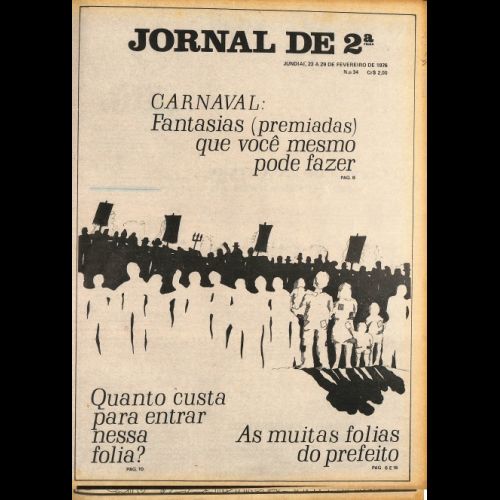 Jornal de 2ª - Ano I; Número 34 - 23 a 29 de Fevereiro 1976.