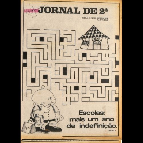 Jornal de 2ª - Ano I; Número 37 - 15 a 21 de Março de 1976.