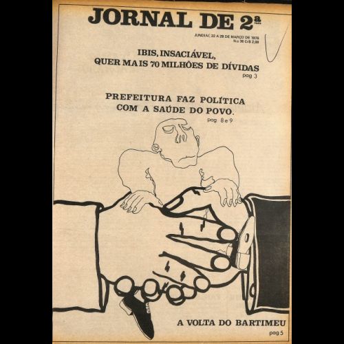 Jornal de 2ª - Ano I; Número 38 - 22 a 28 de Março de 1976.