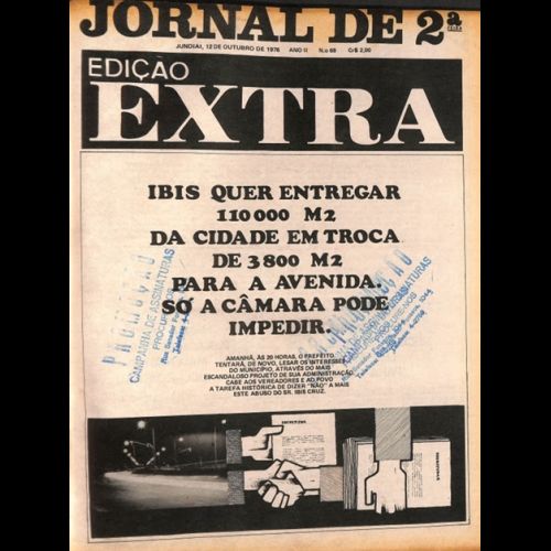 Jornal de 2ª Edição Extra - Ano II; Número 68 - 12 de Outubro de 1976.