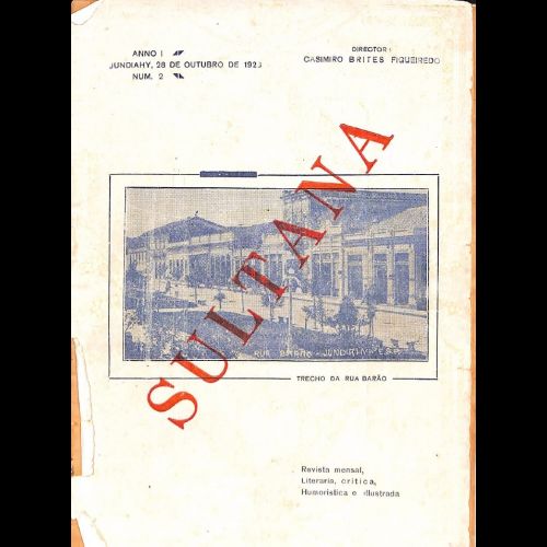 Revista Sultana - Ano I; Número 2 - 1928.