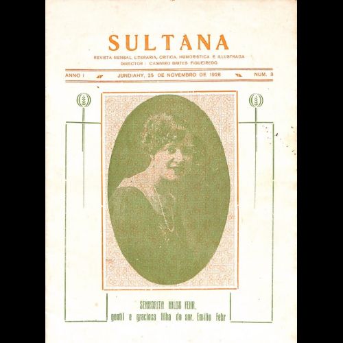 Revista Sultana - Ano I; Número 3 - 1928.