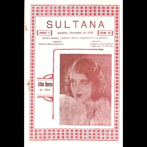 Revista Sultana - Ano II; Número 15 - 1929.