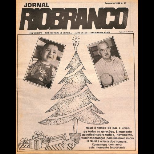  Jornal Rio Branco - Ano I; Número 7 - Dezembro de  1986.